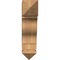 Ekena Millwork Funston Arts & Crafts Smooth Bracket, Western Red Cedar, 5 1/2"W x 18"D x 22"H BKT06X18X22FST03SWR - alternate 2
